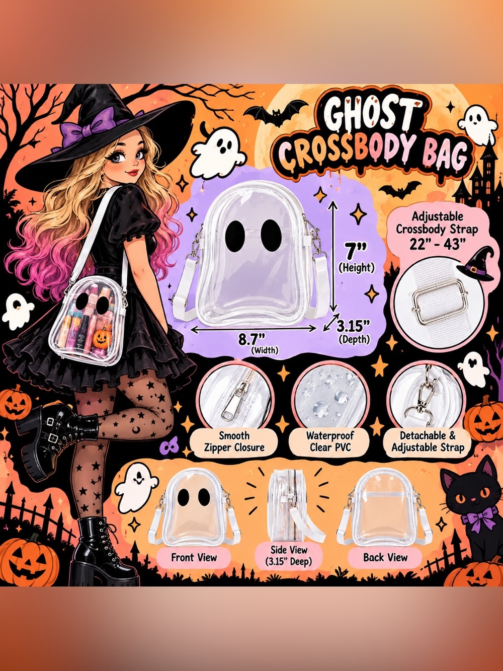 Ghost Crossbody stuffed with new beauty!